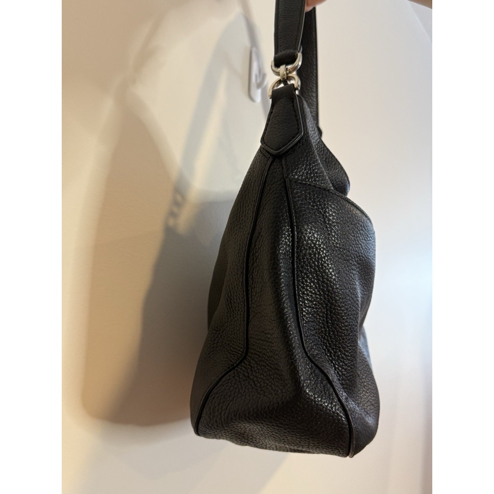 Kate Spade New York Black Pebbled Leather Shoulder Bag Polly Medium Crossbody - Picture 7 of 16